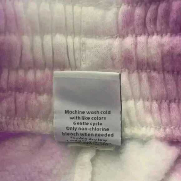 DSG NWT Women’s Long Fleece Short Lilac Fields Tie Dye Size 2XS - Picture 5 of 12